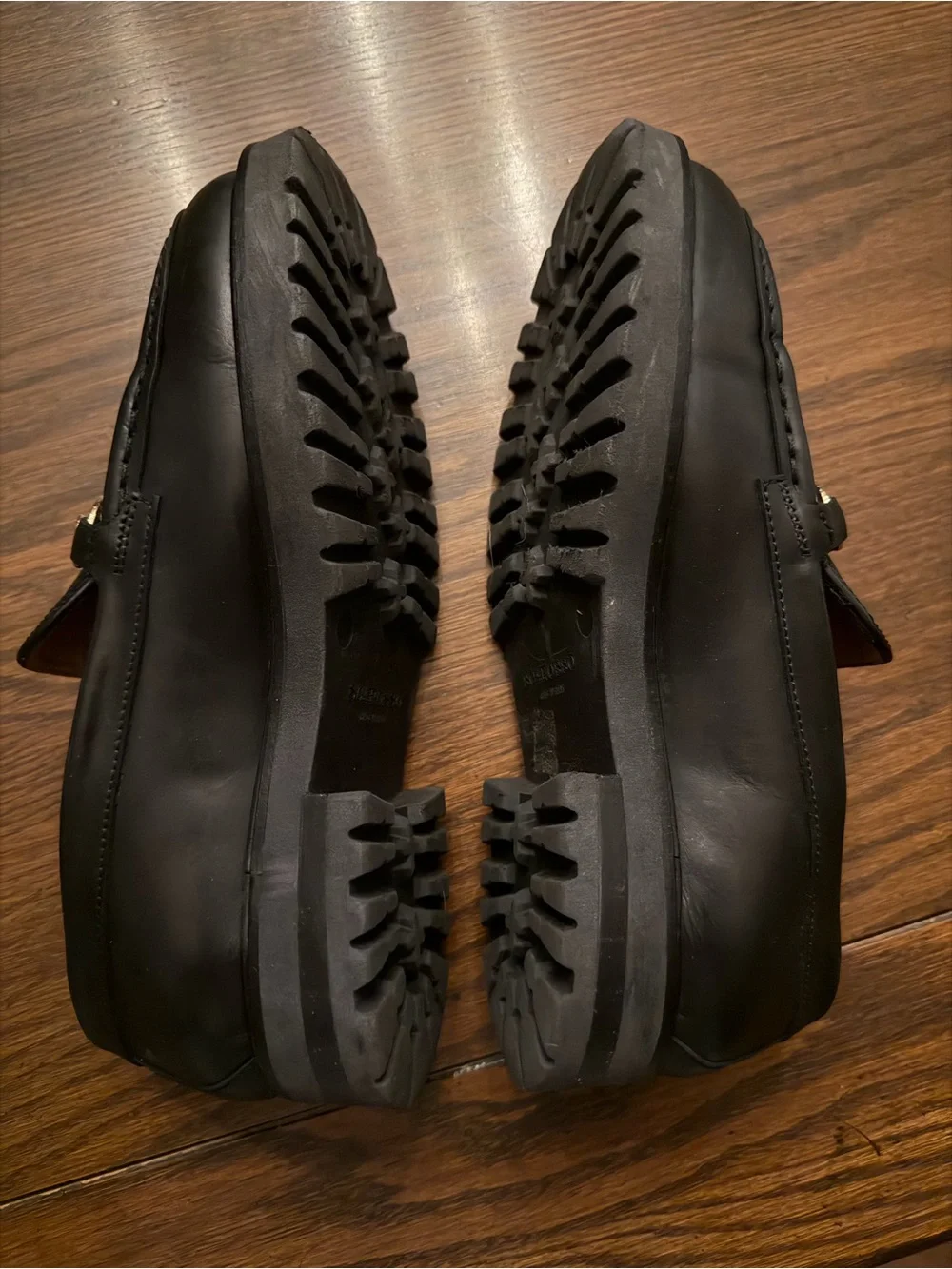 Scarosso black leather